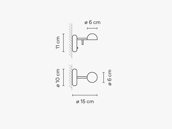 Afmetingen Vibia PIn
