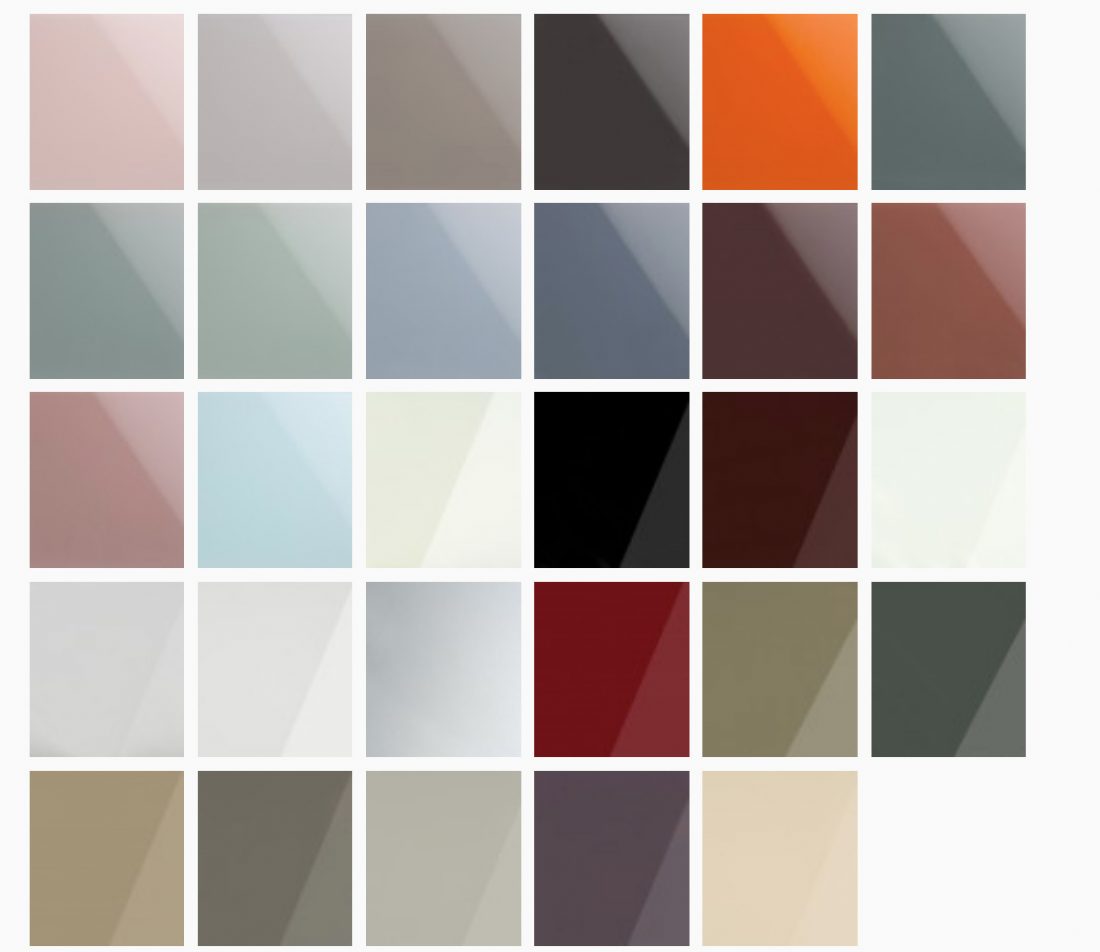 Noteborn gelakt glas collectie